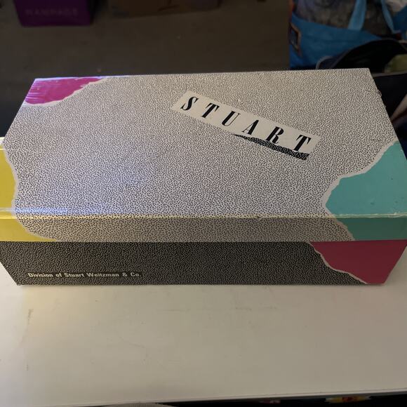 Stuart Weitzman Women's 8.5M Multicolor Suade Leather Pumps 3” Heel - Picture 14 of 15